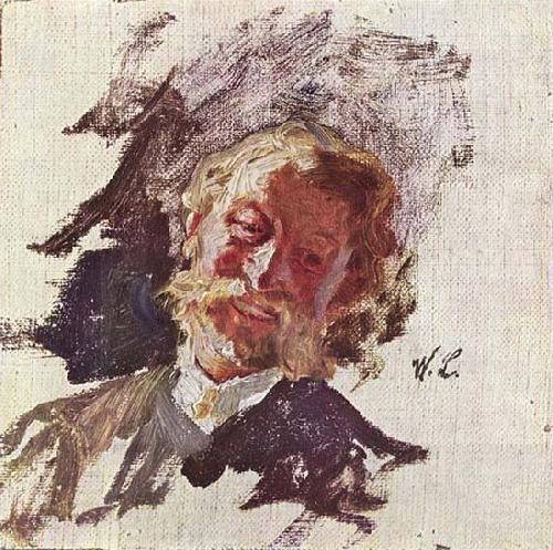 Wilhelm Leibl Portrat eines Mannes oil painting picture